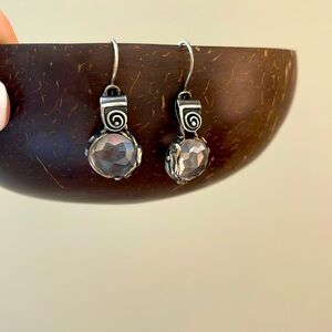 Vintage Silpada crystal earrings.